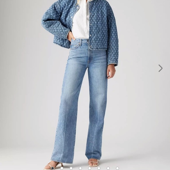 Levi's Denim - Levi's Ribcage Wide Leg Jeans in Not The Same Size 25
